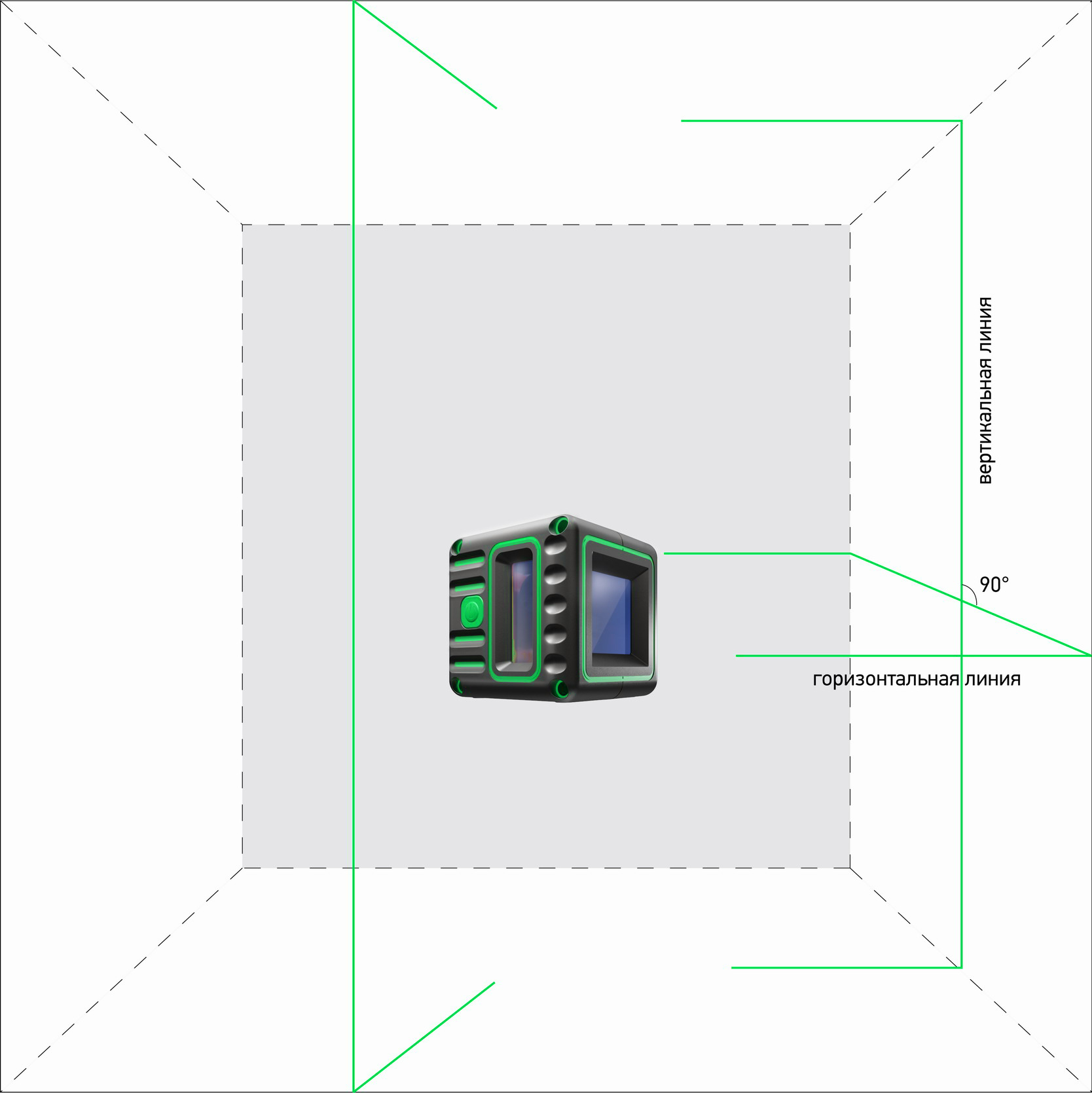 Лазерный уровень ADA CUBE 3D GREEN PROFESSIONAL EDITION купить по цене 9 990 ₽ в интернет магазине ТЕХСАД