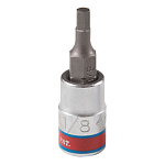 Насадка (бита) торцевая 1/4'', Hex, 1/8'', L = 37 мм KING TONY 203504S купить по цене 170 ₽ в интернет магазине ТЕХСАД