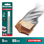 KRAFTOOL 5 х 85 мм, 3-х гранный хвостовик, сверло по бетону EXTREME 29166-085-05 купить по цене 121 ₽ в интернет магазине ТЕХСАД