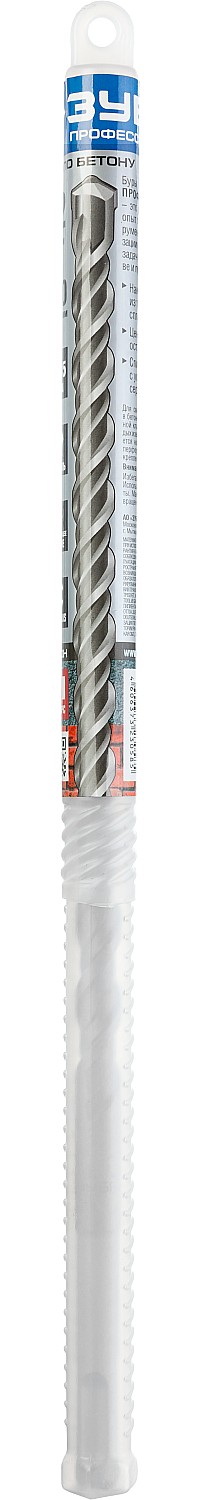 ЗУБР  12 x 310 мм, SDS-Plus, бур по бетону 29314-310-12_z01 Профессионал купить по цене 327 ₽ в интернет магазине ТЕХСАД