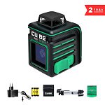Лазерный уровень ADA CUBE 360 GREEN PROFESSIONAL EDITION купить по цене 14 990 ₽ в интернет магазине ТЕХСАД