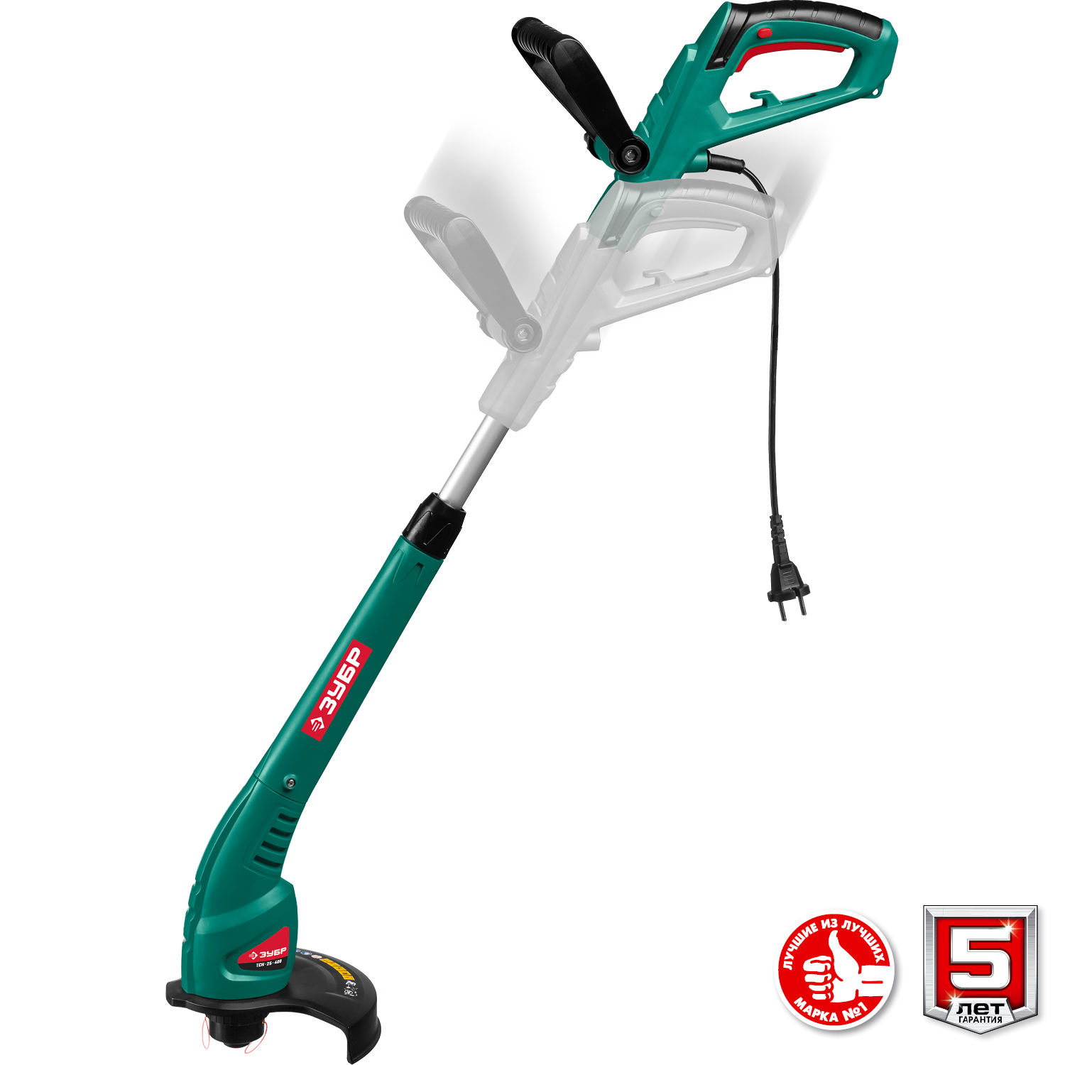 ЗУБР 400 Вт, ш/с 25 см, леска, триммер сетевой ТСН-25-400 Мастер купить по цене 2 260 ₽ в интернет магазине ТЕХСАД