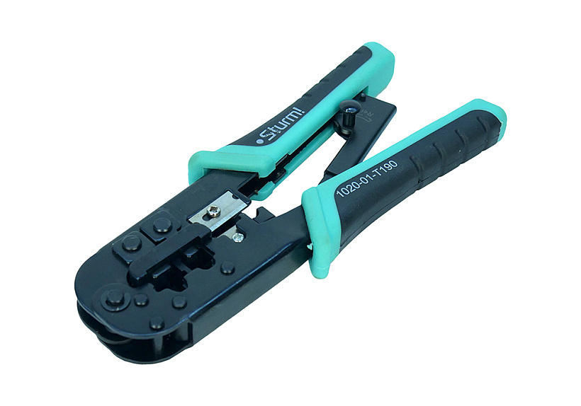 Инструмент для обжима телефонных и компьютерных клемм Sturm! 1020-01-T190 купить по цене 1 210 ₽ в интернет магазине ТЕХСАД