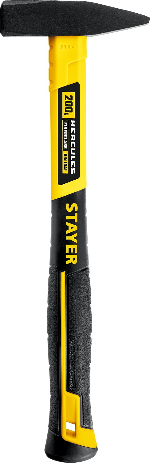 STAYER 200 г, с фиберглассовой рукояткой, молоток слесарный Hercules 20050-02_z02 купить по цене 440 ₽ в интернет магазине ТЕХСАД