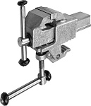 ЗУБР 63 мм, тиски слесарные со струбциной 32600-63 Эксперт купить по цене 3 000 ₽ в интернет магазине ТЕХСАД