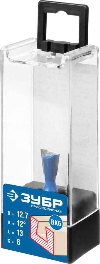 ЗУБР 12.7 x 13 мм, угол 12°, фреза пазовая фасонная ''Ласточкин Хвост'' 28748-12.7 Профессионал ЗУБР 12.7 x 13 мм, угол 12°, фреза пазовая фасонная ''Ласточкин Хвост'' 28748-12.7 Профессионал купить по цене 390 ₽ в интернет магазине ТЕХСАД