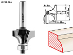 ЗУБР 28.6 x 16 мм, радиус 8 мм, фреза кромочная калевочная №1 28784-28.6 Профессионал купить по цене 1 210 ₽ в интернет магазине ТЕХСАД