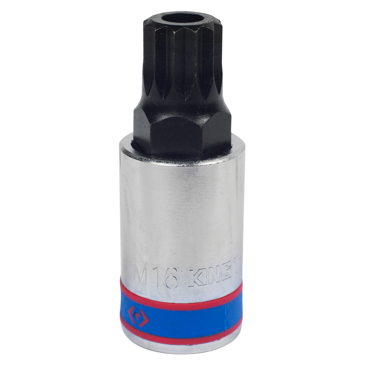 Насадка (бита) торцевая 1/2'', Spline, M16, L = 66 мм, с отверстием KING TONY 402B16 купить по цене 660 ₽ в интернет магазине ТЕХСАД