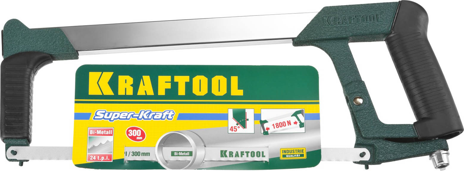 KRAFTOOL 300 мм, 24 PTI, ножовка по металлу Super-Kraft 15801_z01 купить по цене 1&nbsp;151 ₽ в интернет магазине ТЕХСАД