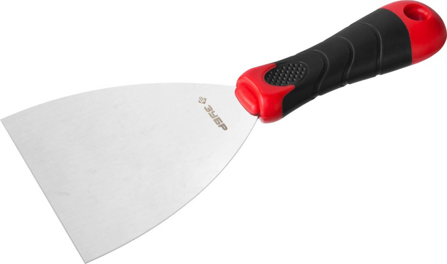 ЗУБР 100 мм, нержавеющая полотно, двухкомпонентная рукоятка, шпатель 10072-10 купить по цене 318 ₽ в интернет магазине ТЕХСАД