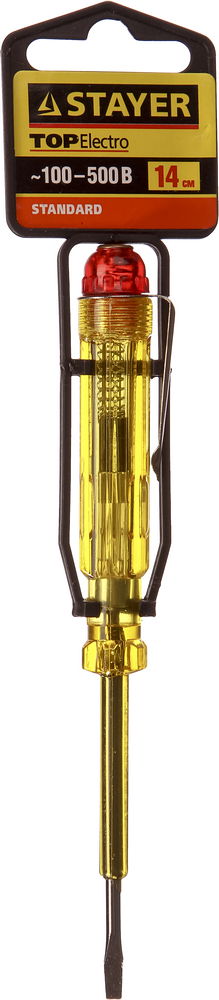 STAYER 100-500 В, 140 мм, пластик, пробник электрический 2571-14_z01 STAYER 100-500 В, 140 мм, пластик, пробник электрический 2571-14_z01 купить по цене 72 ₽ в интернет магазине ТЕХСАД