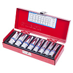 Набор глубоких торцевых головок 3/8'', шестигранные, 10-19 мм, 8 предметов KING TONY 3508MR купить по цене 2 520 ₽ в интернет магазине ТЕХСАД