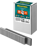 KRAFTOOL скобы тип 55, 25 мм, скобы для степлера узкие 31789-25 купить по цене 2 050 ₽ в интернет магазине ТЕХСАД