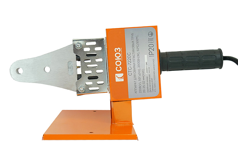 Аппарат для сварки пластиковых труб СОЮЗ СТС-7220С купить по цене 1 490 ₽ в интернет магазине ТЕХСАД