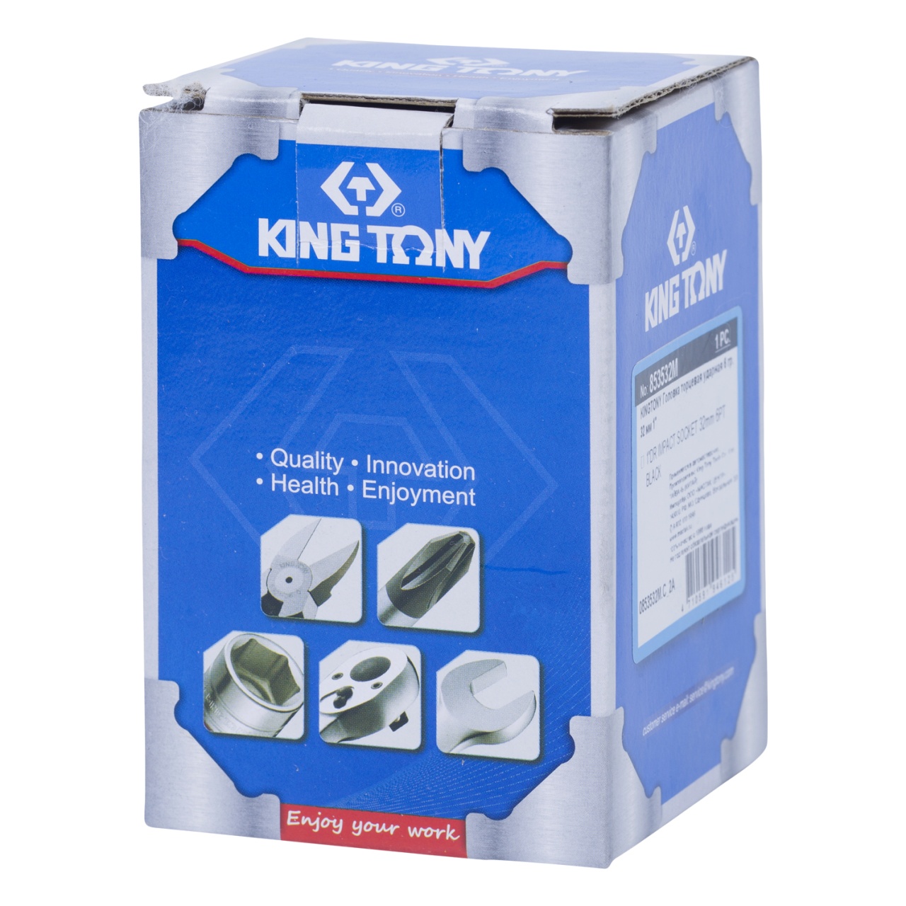 Головка торцевая ударная шестигранная 1'', 32 мм KING TONY 853532M купить по цене 1 730 ₽ в интернет магазине ТЕХСАД