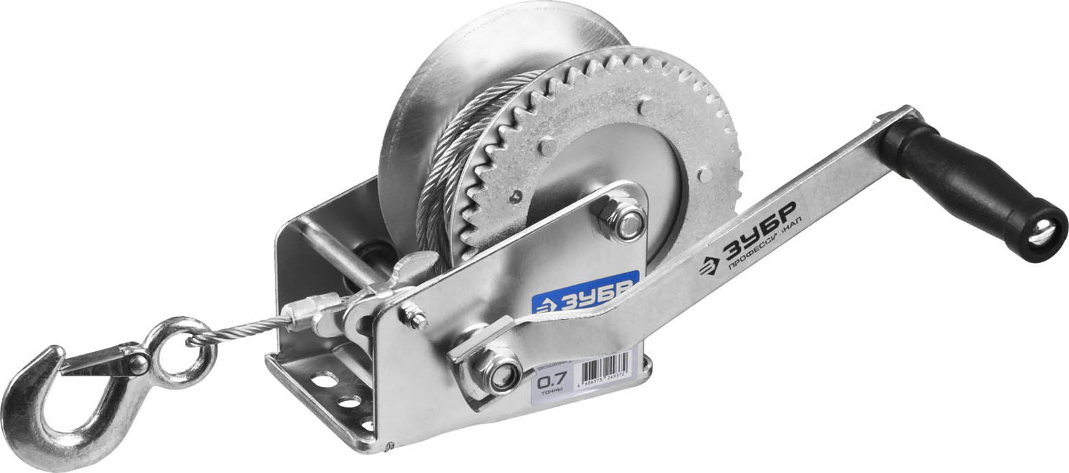 ЗУБР 0,7 т, 8 м, тяговая, тросовая, лебедка ручная барабанная 43113-0.7_z01 Профессионал ЗУБР 0,7 т, 8 м, тяговая, тросовая, лебедка ручная барабанная 43113-0.7_z01 Профессионал купить по цене 4 640 ₽ в интернет магазине ТЕХСАД