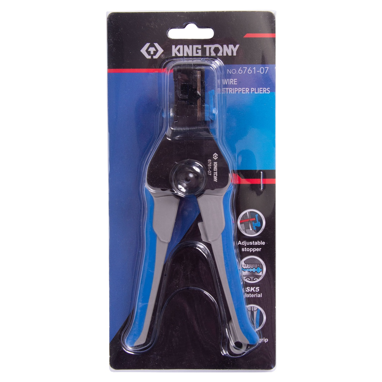 Стриппер для зачистки изоляции, 178 мм, алюминиевый KING TONY 6761-07 купить по цене 2 450 ₽ в интернет магазине ТЕХСАД