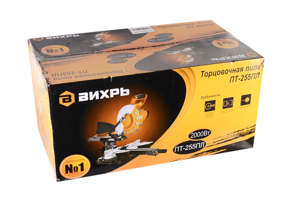 Торцовочная пила ВИХРЬ ПТ-255ПЛ купить по цене 19&nbsp;071 ₽ в интернет магазине ТЕХСАД