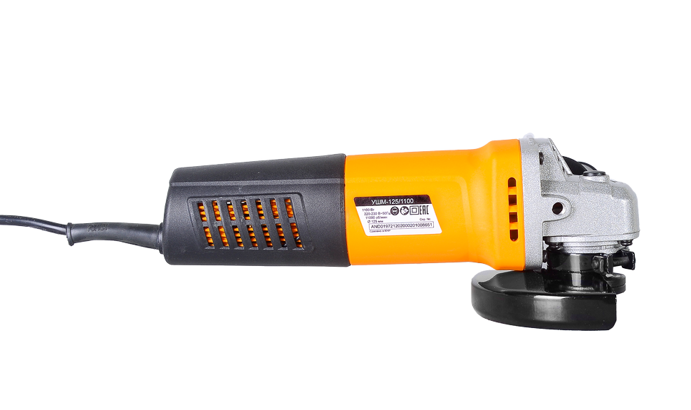 Угловая шлифмашина (болгарка) ВИХРЬ УШМ-125/1100 купить по цене 3 690 ₽ в интернет магазине ТЕХСАД