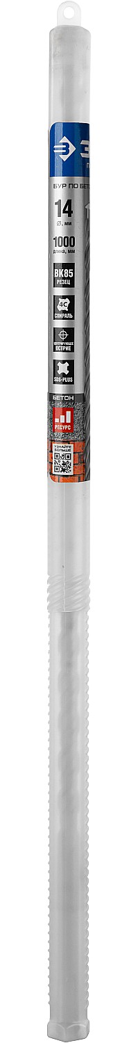 ЗУБР  14 х 1000 мм, SDS-Plus, бур по бетону 29314-1000-14_z01 Профессионал купить по цене 1 165 ₽ в интернет магазине ТЕХСАД