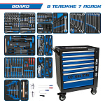 Набор инструментов ''BOARD'' в чёрной тележке, 325 предметов KING TONY 9G35-325MRV купить по цене 185 400 ₽ в интернет магазине ТЕХСАД