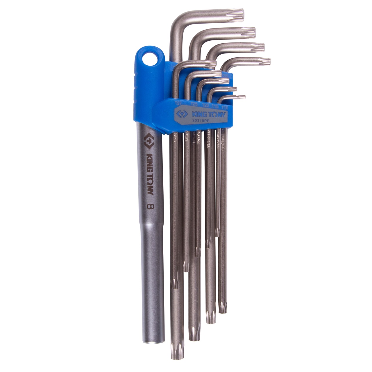 Набор Г-образных Torx, T10-T50, длинные, 11 предметов KING TONY 20319PRU купить по цене 2 510 ₽ в интернет магазине ТЕХСАД