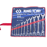 Набор комбинированных ключей, 1/4''-15/16'', 11 предметов KING TONY 1211SR Набор комбинированных ключей, 1/4''-15/16'', 11 предметов KING TONY 1211SR купить по цене 5 760 ₽ в интернет магазине ТЕХСАД