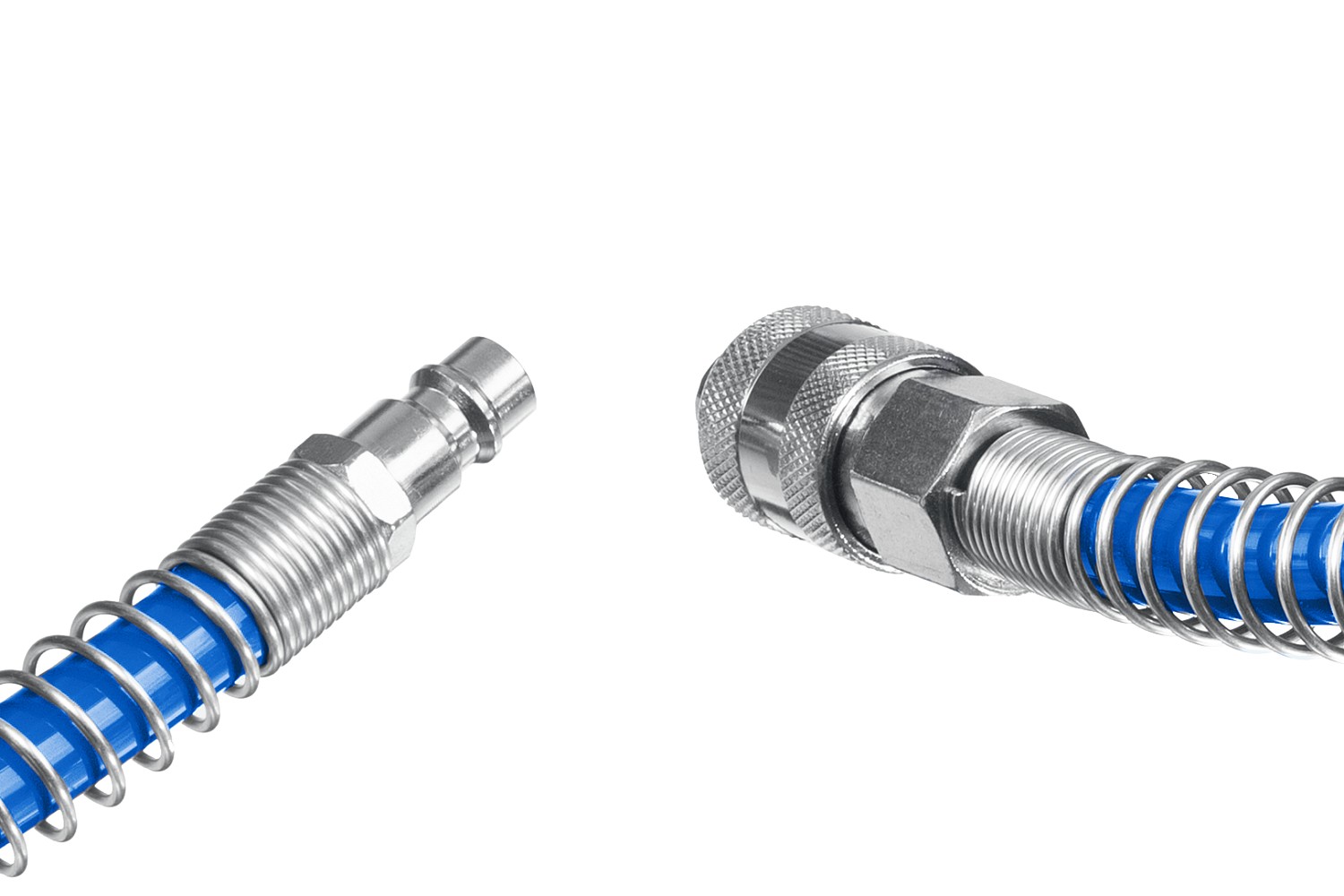 ЗУБР 15 м, 6х8 мм, 15 бар, шланг воздушный, спиральный с фитингами рапид 6473-15 Профессионал купить по цене 1 640 ₽ в интернет магазине ТЕХСАД