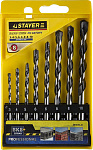 STAYER 8 шт: Ø 3-4-5-6-6-8-8-10 мм, набор сверл по бетону 2915-H8_z01 Professional купить по цене 575 ₽ в интернет магазине ТЕХСАД