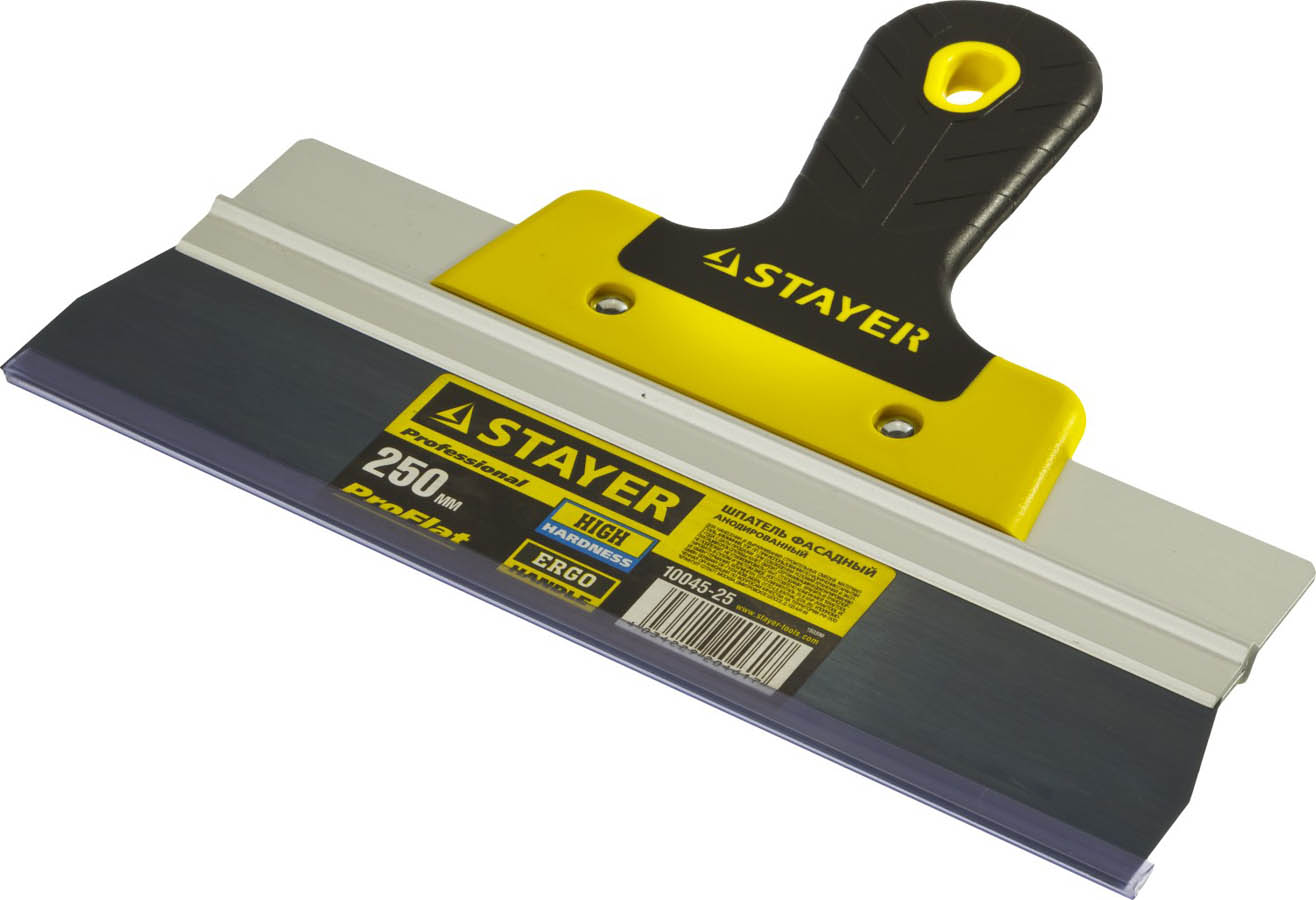 STAYER фасадный, 250 мм, анодированный, двухкомпонентная рукоятка, шпатель фасадный 10045-25 STAYER фасадный, 250 мм, анодированный, двухкомпонентная рукоятка, шпатель фасадный 10045-25 купить по цене 580 ₽ в интернет магазине ТЕХСАД