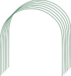 GRINDA 2.2 м, 6 шт., проволочные, дуги для парника 422311-85-90 купить по цене 510 ₽ в интернет магазине ТЕХСАД