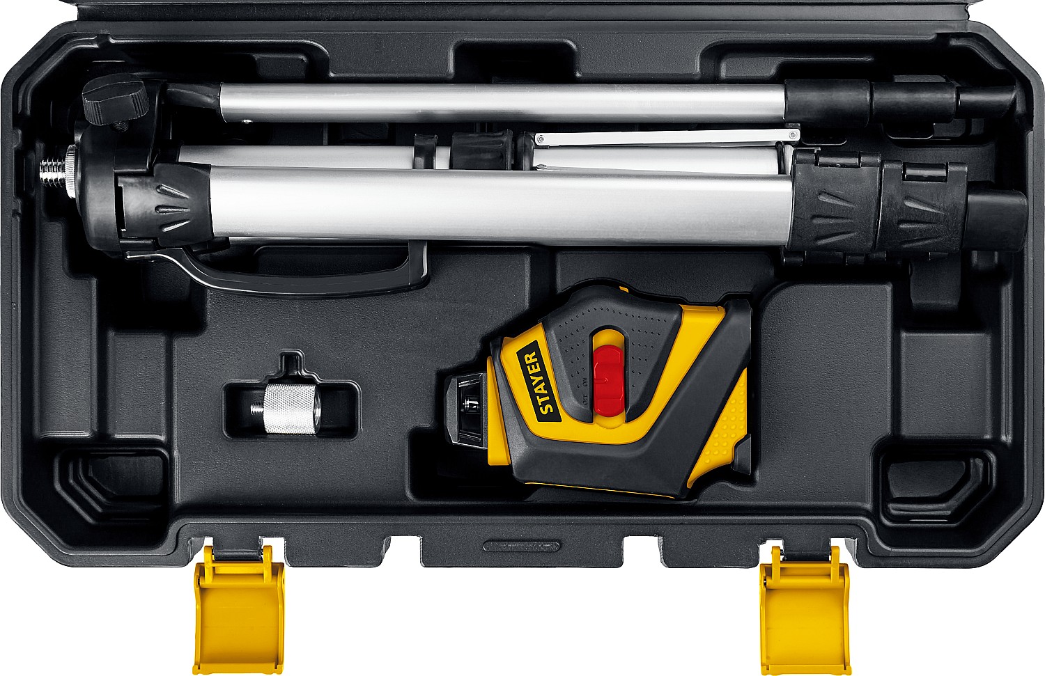 STAYER 20 м, линейный лазерный нивелир со штативом в кейсе SL360-2 34962-2 Professional купить по цене 9&nbsp;440 ₽ в интернет магазине ТЕХСАД