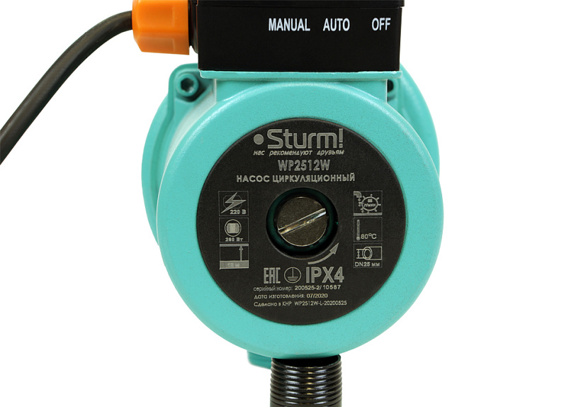 Насос повысительный Sturm! WP2512W купить по цене 6&nbsp;890 ₽ в интернет магазине ТЕХСАД