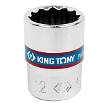 Головка торцевая стандартная двенадцатигранная 1/4'', 12 мм KING TONY 233012M купить по цене 120 ₽ в интернет магазине ТЕХСАД
