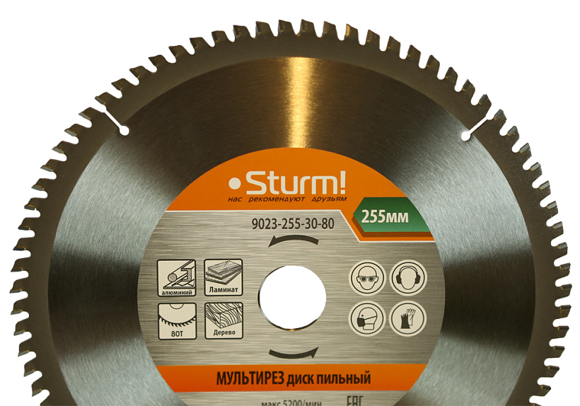 Диск пильный Sturm! 9023-255-30-80 купить по цене 2 080 ₽ в интернет магазине ТЕХСАД