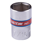 Головка торцевая стандартная шестигранная 1/4'', 7/16'', дюймовая KING TONY 233514S купить по цене 110 ₽ в интернет магазине ТЕХСАД