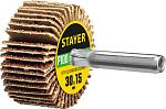 STAYER P100, 30х15 мм, круг шлифовальный лепестковый на шпильке 36606-100 купить по цене 97 ₽ в интернет магазине ТЕХСАД