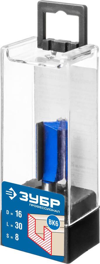 ЗУБР 16 x 30 мм, хвостовик 8 мм, фреза пазовая прямая 28753-16-30 Профессионал ЗУБР 16 x 30 мм, хвостовик 8 мм, фреза пазовая прямая 28753-16-30 Профессионал купить по цене 570 ₽ в интернет магазине ТЕХСАД
