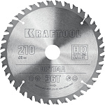 KRAFTOOL Optima 210х30мм 36Т, диск пильный по дереву (36951-210-30) купить по цене 1 850 ₽ в интернет магазине ТЕХСАД