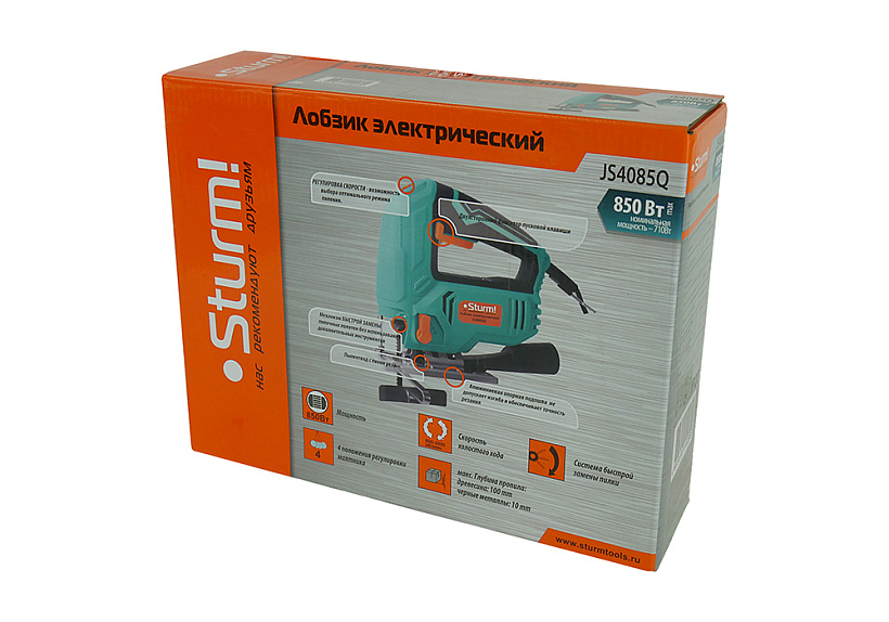 Лобзик электрический Sturm! JS4085Q купить по цене 4 990 ₽ в интернет магазине ТЕХСАД