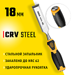 STAYER 18 мм, с двухкомпонентной ручкой, стамеска 18205-18_z01 купить по цене 560 ₽ в интернет магазине ТЕХСАД
