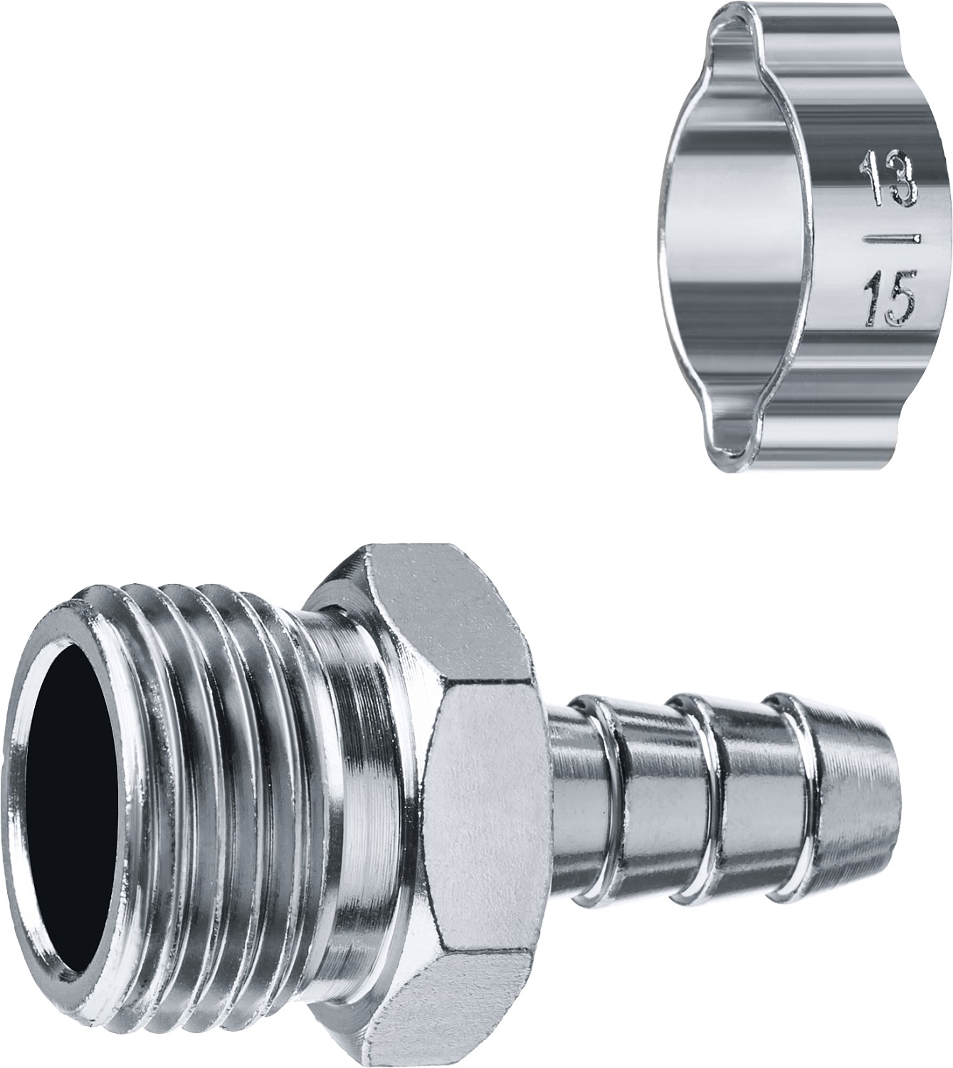 ЗУБР 10 мм, штуцер 1/2''M, с хомутом, переходник для пневмоинструмента 64924-1/2-10 Профессионал купить по цене 306 ₽ в интернет магазине ТЕХСАД