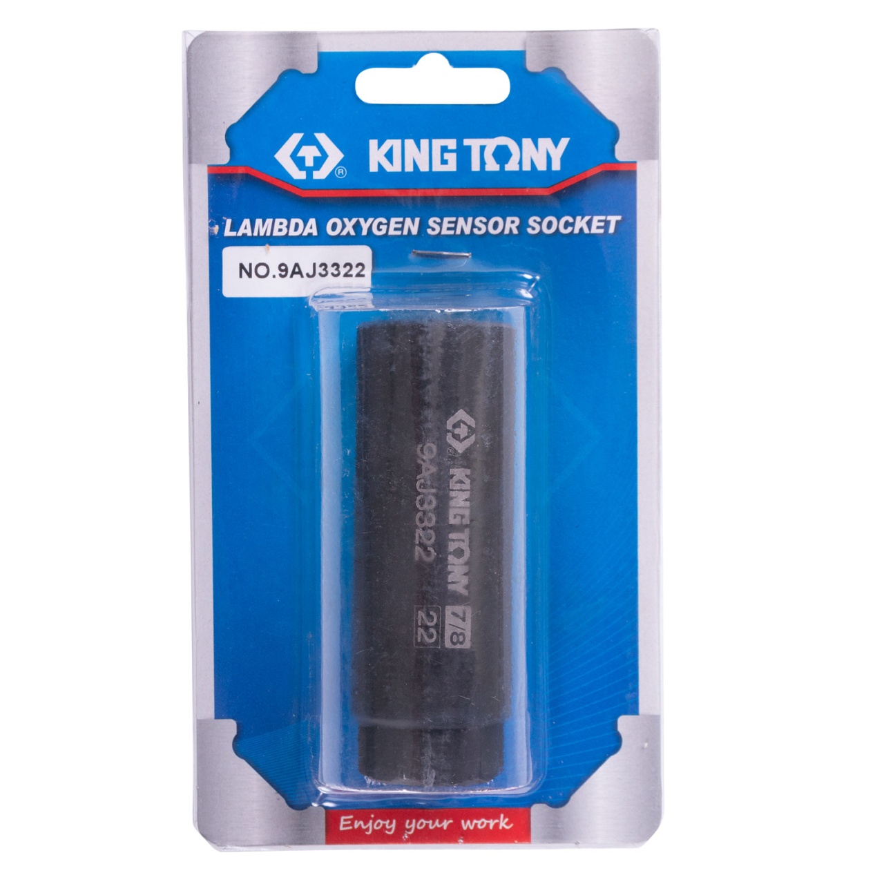 Головка для кислородных датчиков 3/8'', 22 мм, разрезная, глубокая KING TONY 9AJ3322 купить по цене 950 ₽ в интернет магазине ТЕХСАД