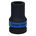 Головка торцевая ударная глубокая шестигранная 1'', 24 мм KING TONY 843524M купить по цене 2 340 ₽ в интернет магазине ТЕХСАД