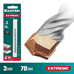 KRAFTOOL 3 х 70 мм, 3-х гранный хвостовик, сверло по бетону EXTREME 29166-070-03 купить по цене 94 ₽ в интернет магазине ТЕХСАД