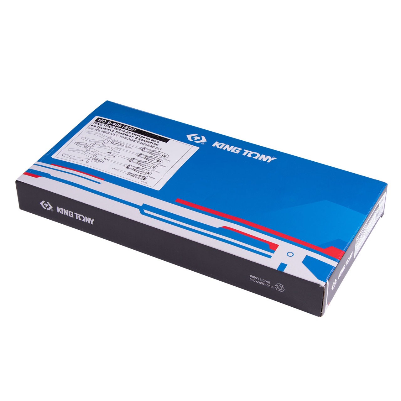 Набор диэлектрического инструмента, ложемент, 8 предметов KING TONY 9-40618GP купить по цене 9 310 ₽ в интернет магазине ТЕХСАД