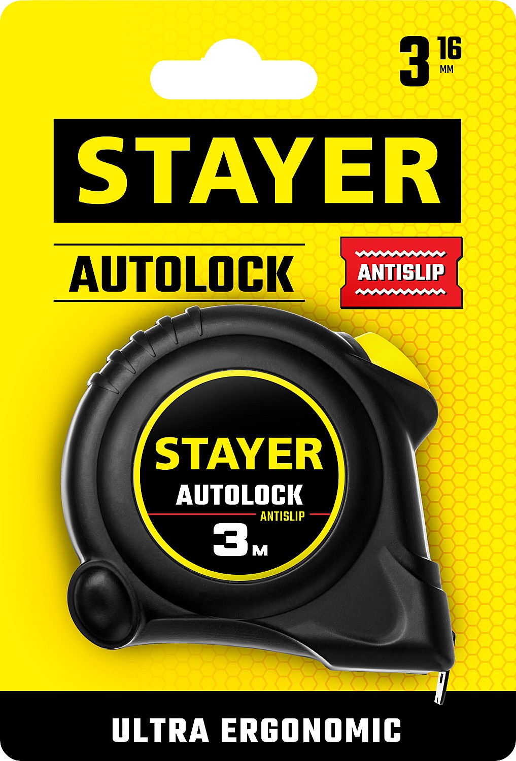 STAYER 3 м х 16 мм, с автостопом рулетка 2-34126-03-16_z02 купить по цене 173 ₽ в интернет магазине ТЕХСАД