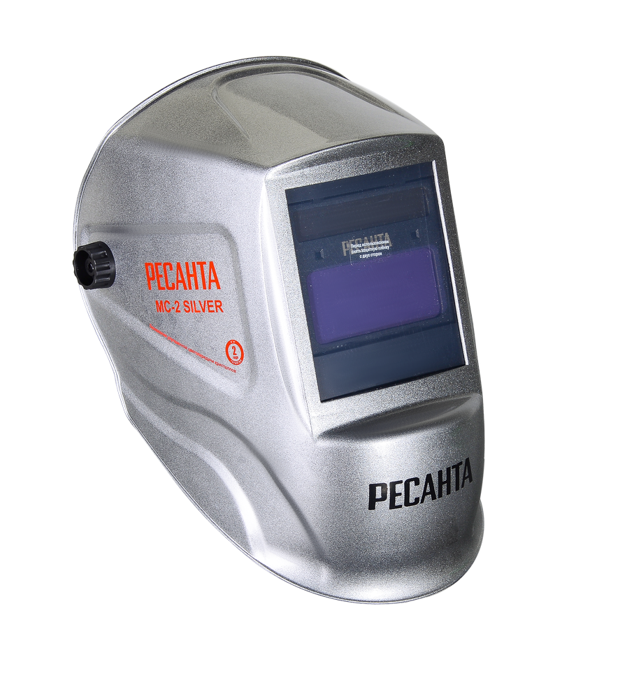 Сварочная маска Ресанта МС-2 SILVER купить по цене 3 290 ₽ в интернет магазине ТЕХСАД