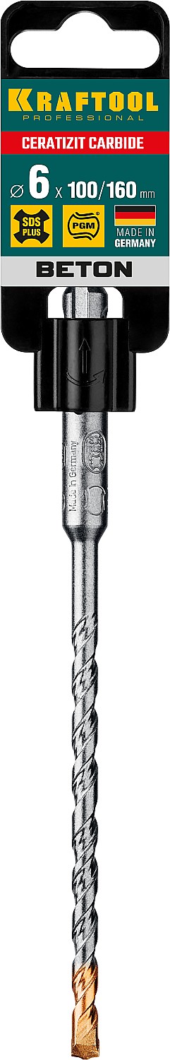 KRAFTOOL 6 х 160 мм, бур SDS-plus 29320-160-06_z02 KRAFTOOL 6 х 160 мм, бур SDS-plus 29320-160-06_z02 купить по цене 360 ₽ в интернет магазине ТЕХСАД