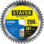 STAYER  250 x 32 мм, 60Т, диск пильный по дереву Expert 3682-250-32-60_z01 купить по цене 1 160 ₽ в интернет магазине ТЕХСАД